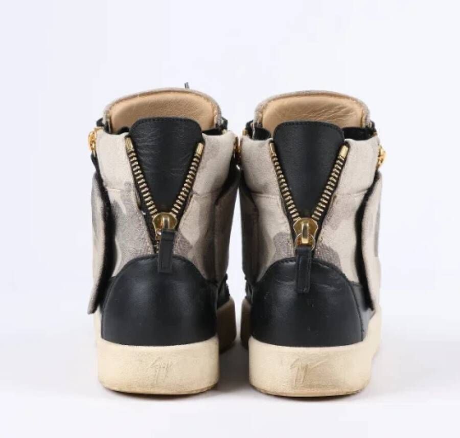 Giuseppe Zanotti Pre-owned Leather boots Brown Dames