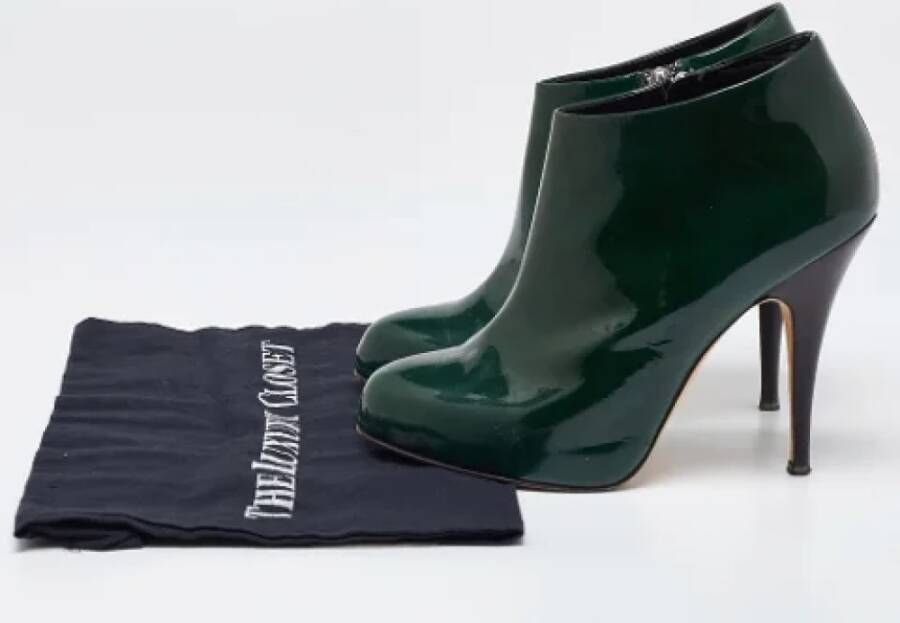 Giuseppe Zanotti Pre-owned Leather boots Green Dames