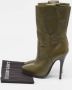 Giuseppe Zanotti Pre-owned Leather boots Green Dames - Thumbnail 9