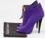 Giuseppe Zanotti Pre-owned Leather boots Purple Dames - Thumbnail 8