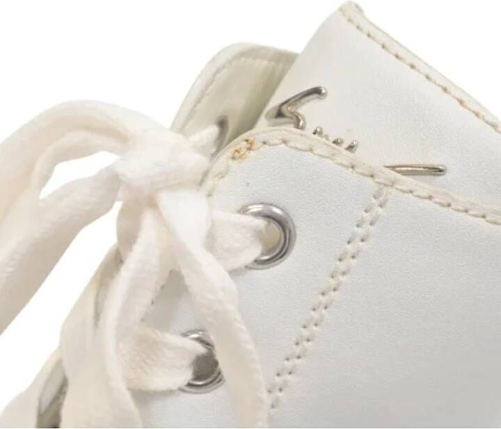 Giuseppe Zanotti Pre-owned Leather boots White Dames