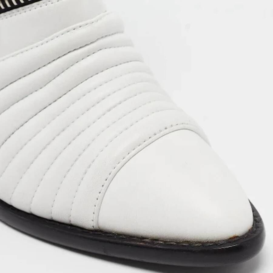 Giuseppe Zanotti Pre-owned Leather boots White Dames