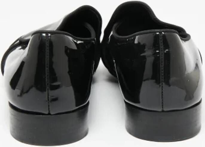 Giuseppe Zanotti Pre-owned Leather flats Black Dames