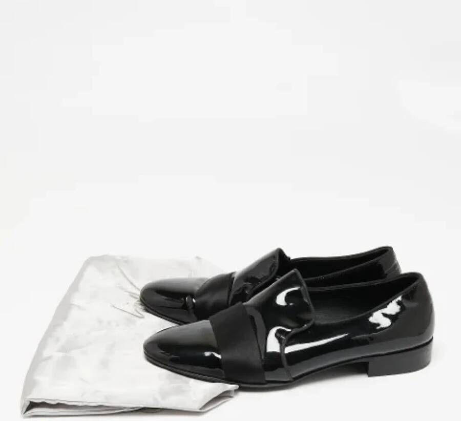 Giuseppe Zanotti Pre-owned Leather flats Black Dames