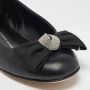 Giuseppe Zanotti Pre-owned Leather flats Black Dames - Thumbnail 6