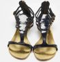 Giuseppe Zanotti Pre-owned Leather flats Black Dames - Thumbnail 3