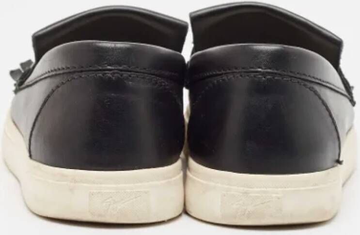 Giuseppe Zanotti Pre-owned Leather flats Black Dames