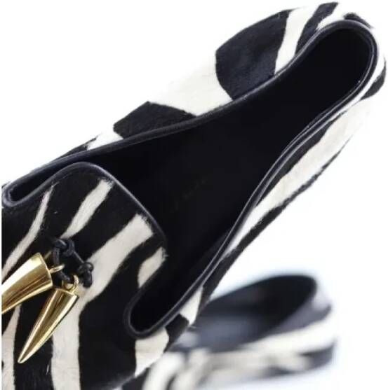 Giuseppe Zanotti Pre-owned Leather flats Black Dames