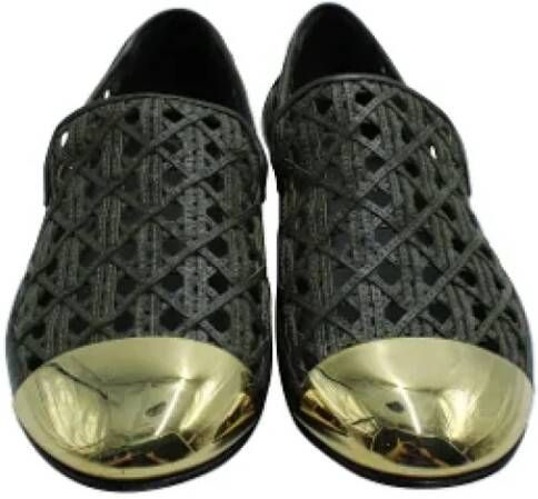 Giuseppe Zanotti Pre-owned Leather flats Black Dames