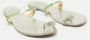 Giuseppe Zanotti Pre-owned Leather flats Green Dames - Thumbnail 2