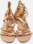 Giuseppe Zanotti Pre-owned Leather flats Yellow Dames - Thumbnail 3