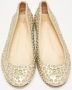 Giuseppe Zanotti Pre-owned Leather flats Yellow Dames - Thumbnail 2