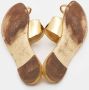 Giuseppe Zanotti Pre-owned Leather flats Yellow Dames - Thumbnail 4