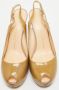 Giuseppe Zanotti Pre-owned Leather heels Beige Dames - Thumbnail 3