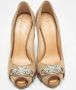 Giuseppe Zanotti Pre-owned Leather heels Beige Dames - Thumbnail 3