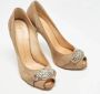 Giuseppe Zanotti Pre-owned Leather heels Beige Dames - Thumbnail 4