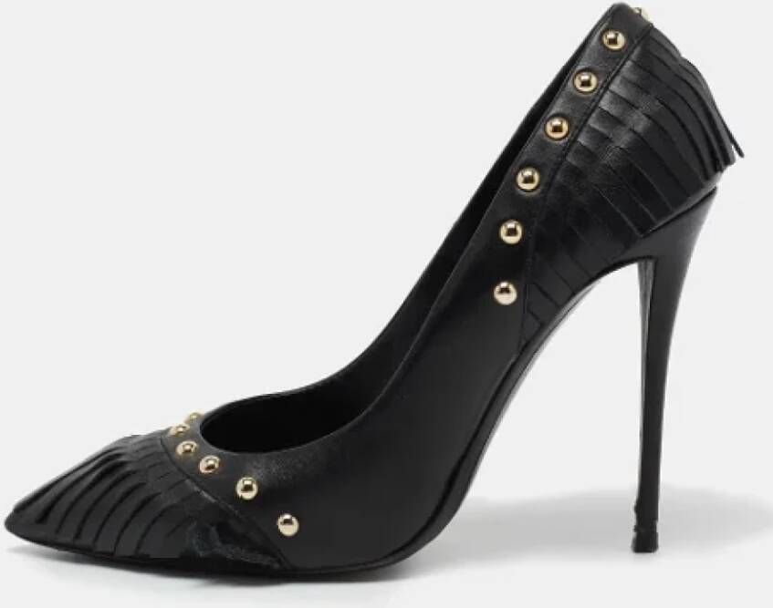 Giuseppe Zanotti Pre-owned Leather heels Black Dames