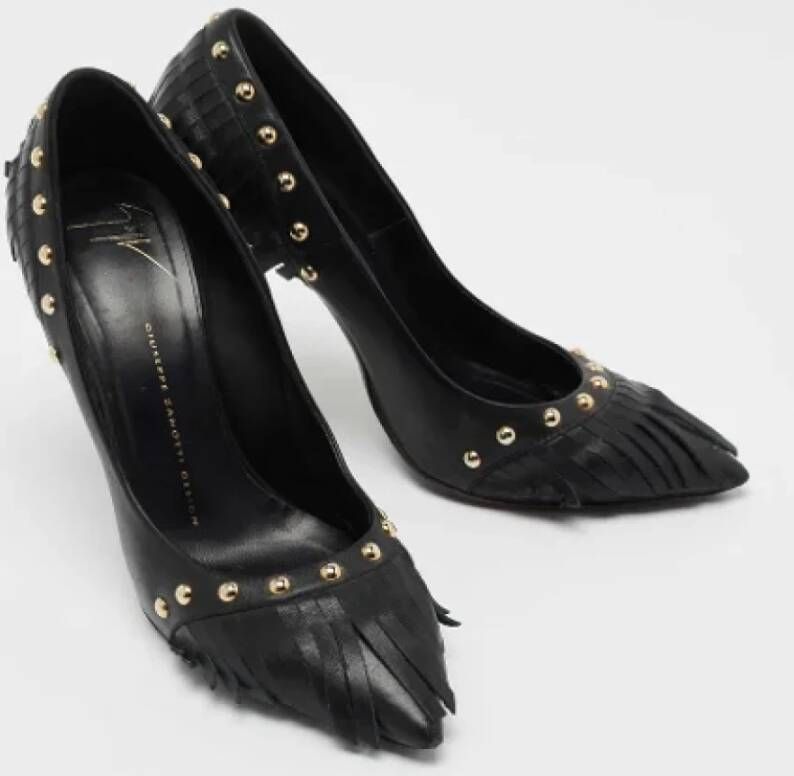 Giuseppe Zanotti Pre-owned Leather heels Black Dames