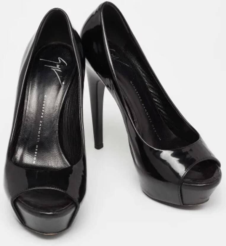 Giuseppe Zanotti Pre-owned Leather heels Black Dames