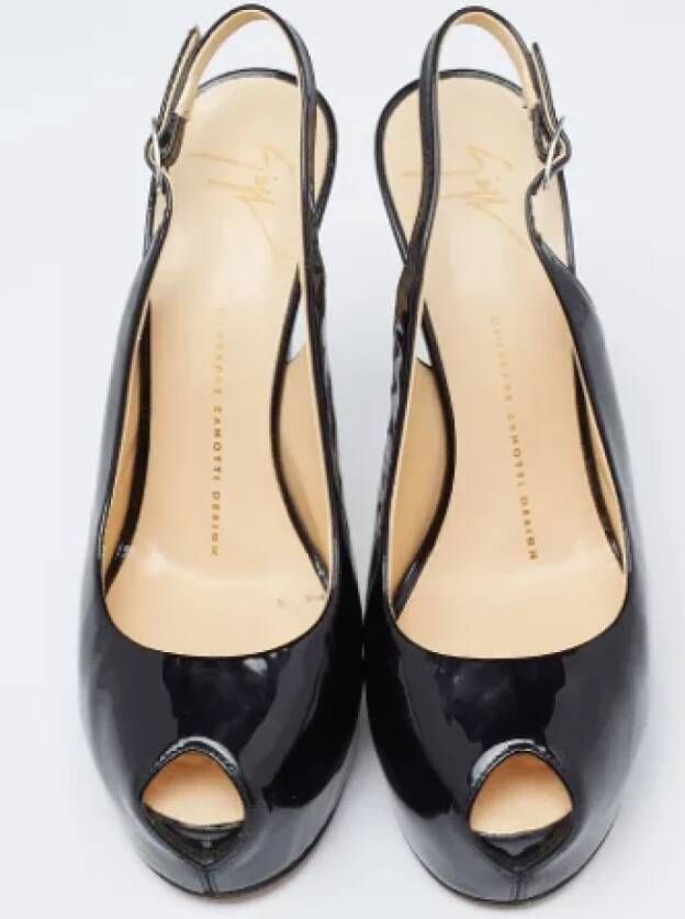 Giuseppe Zanotti Pre-owned Leather heels Black Dames