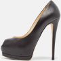 Giuseppe Zanotti Pre-owned Leather heels Black Dames - Thumbnail 2