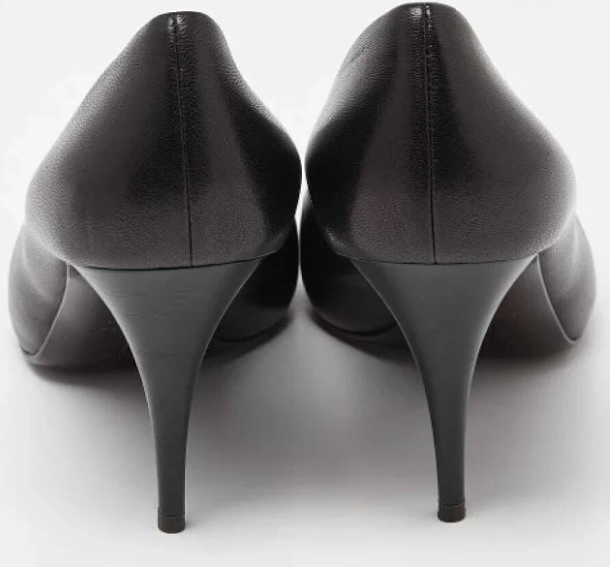 Giuseppe Zanotti Pre-owned Leather heels Black Dames