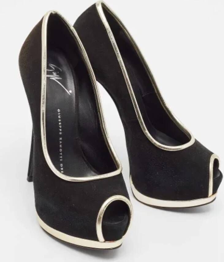 Giuseppe Zanotti Pre-owned Leather heels Black Dames