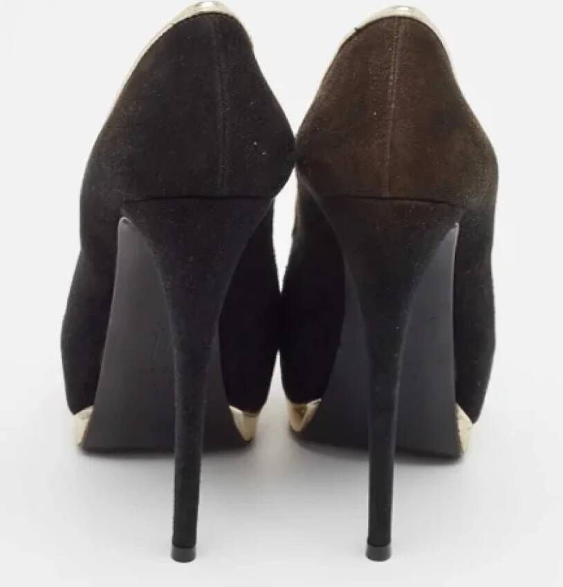 Giuseppe Zanotti Pre-owned Leather heels Black Dames