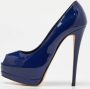 Giuseppe Zanotti Pre-owned Leather heels Blue Dames - Thumbnail 2