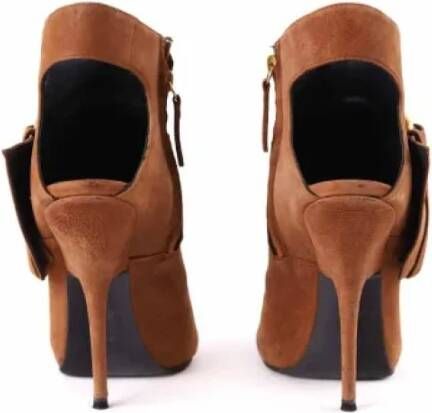 Giuseppe Zanotti Pre-owned Leather heels Brown Dames