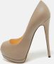 Giuseppe Zanotti Pre-owned Leather heels Gray Dames - Thumbnail 2