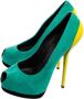 Giuseppe Zanotti Pre-owned Leather heels Green Dames - Thumbnail 3