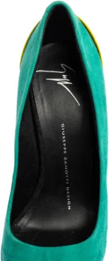 Giuseppe Zanotti Pre-owned Leather heels Green Dames