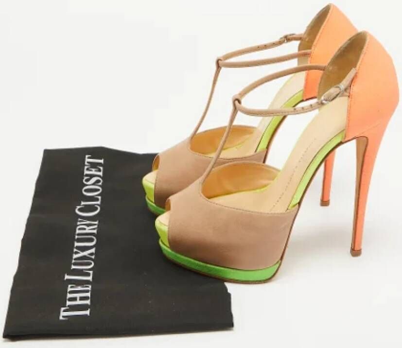 Giuseppe Zanotti Pre-owned Leather heels Multicolor Dames