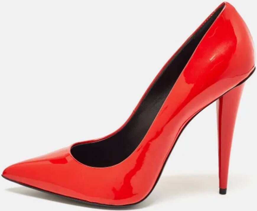 Giuseppe Zanotti Pre-owned Leather heels Red Dames