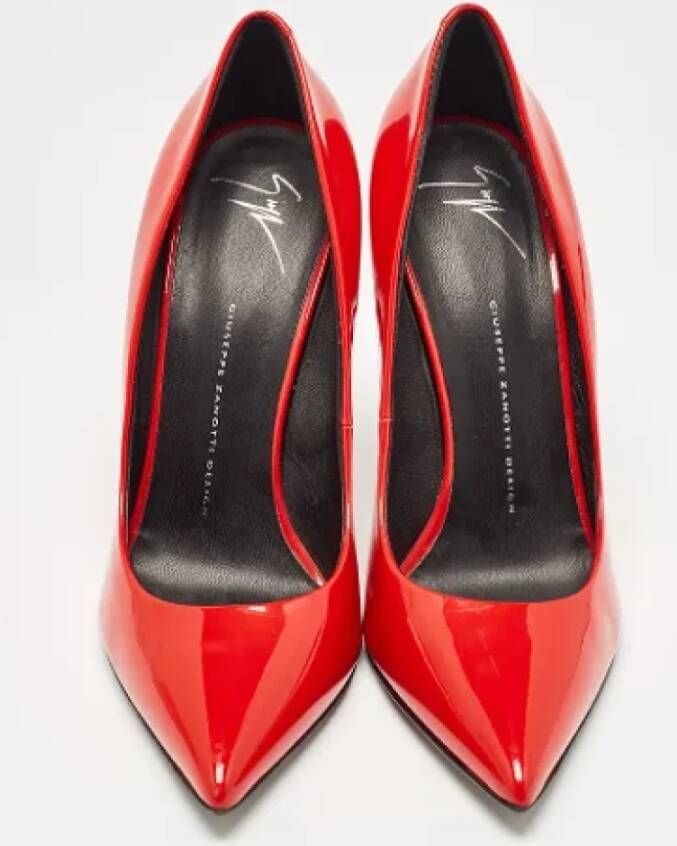 Giuseppe Zanotti Pre-owned Leather heels Red Dames