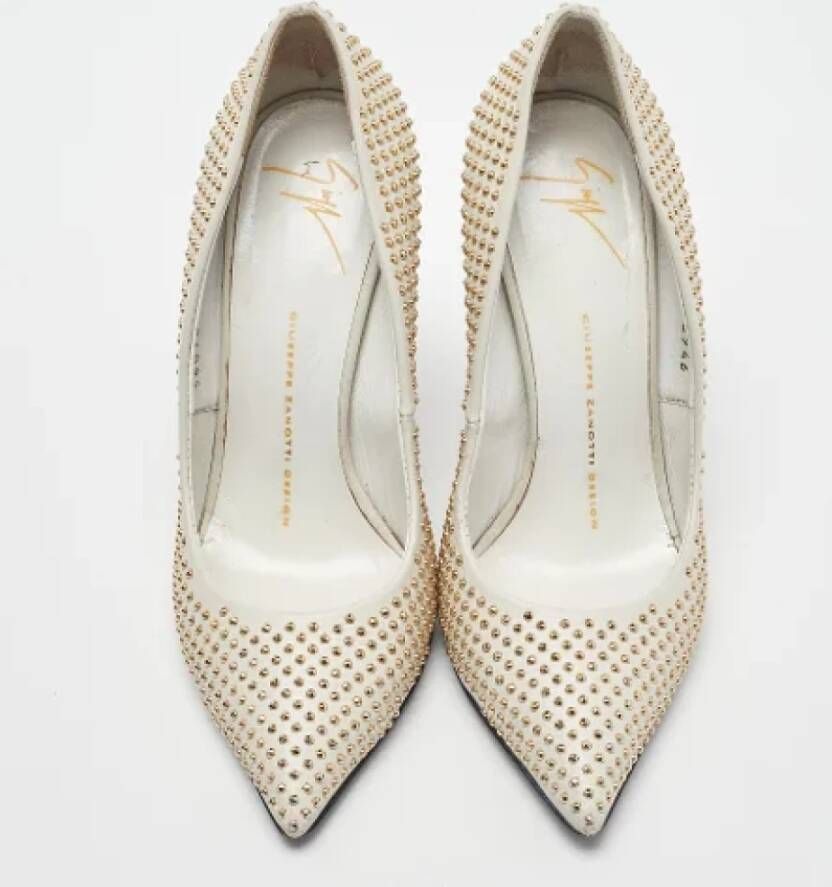 Giuseppe Zanotti Pre-owned Leather heels White Dames