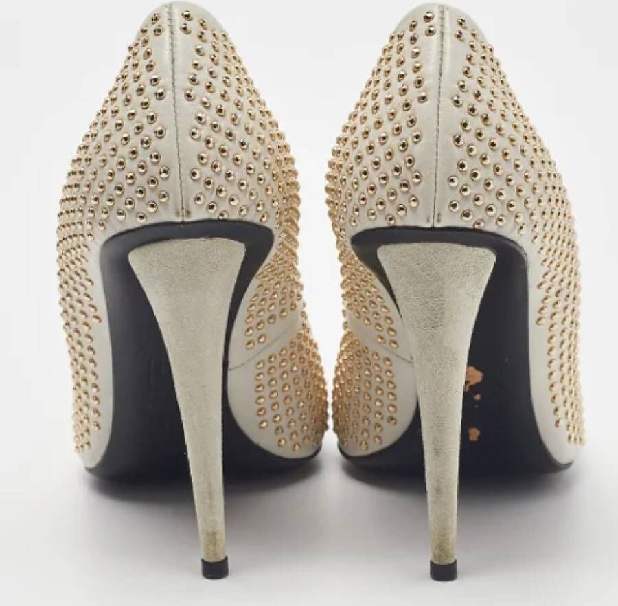 Giuseppe Zanotti Pre-owned Leather heels White Dames