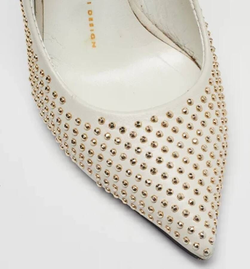 Giuseppe Zanotti Pre-owned Leather heels White Dames