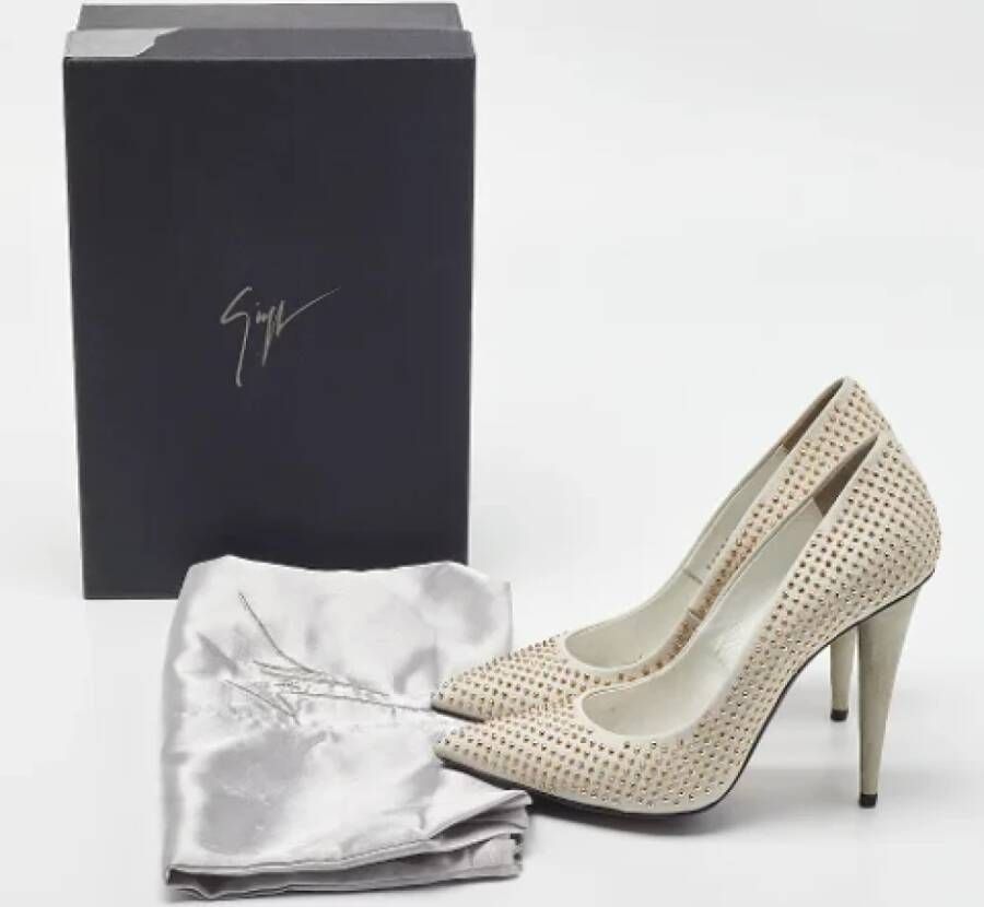 Giuseppe Zanotti Pre-owned Leather heels White Dames