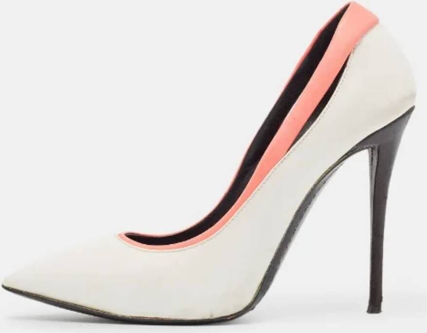 Giuseppe Zanotti Pre-owned Leather heels White Dames