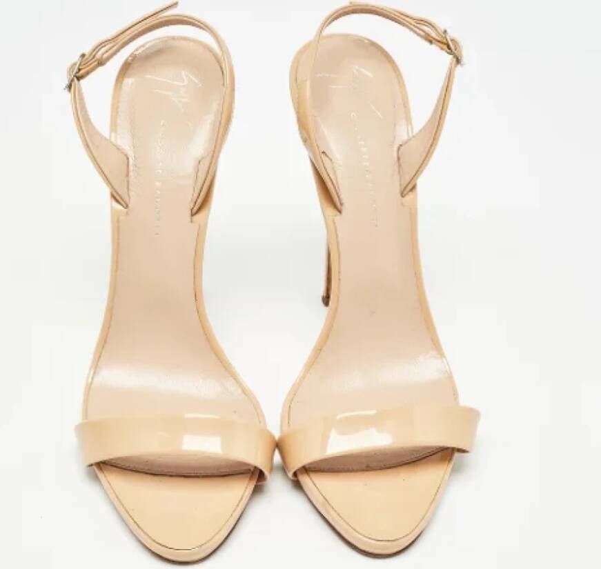 Giuseppe Zanotti Pre-owned Leather sandals Beige Dames