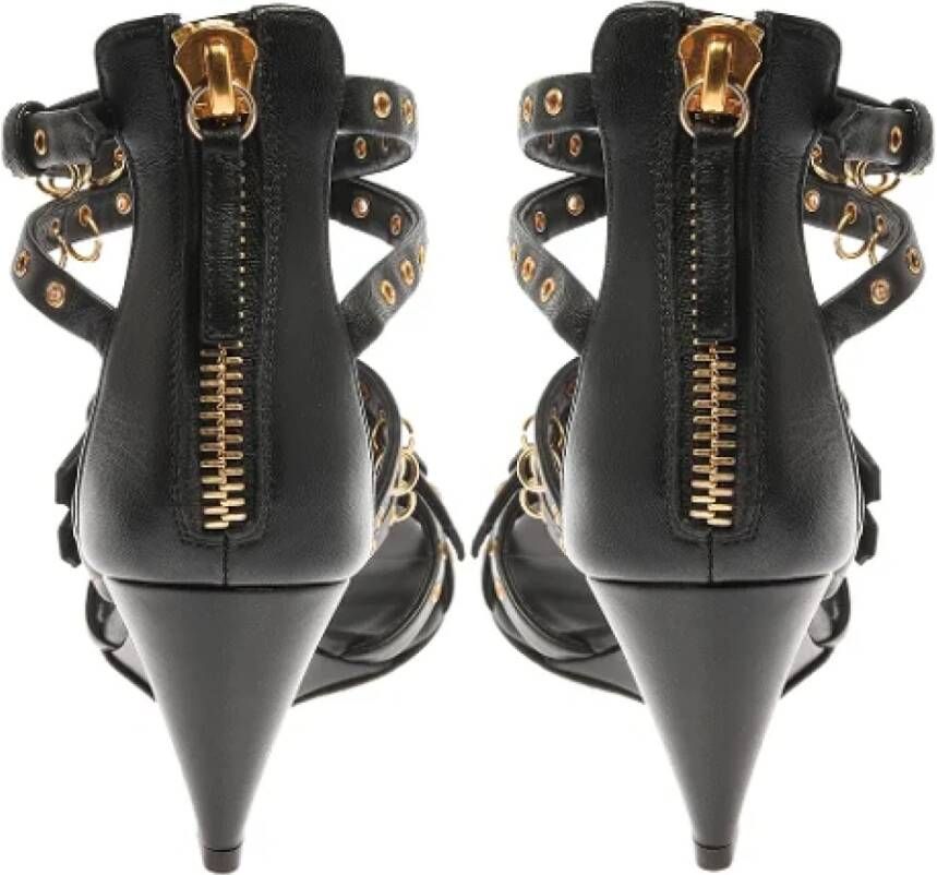 Giuseppe Zanotti Pre-owned Leather sandals Black Dames