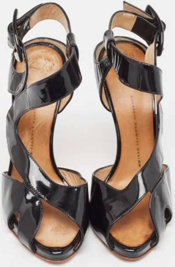 Giuseppe Zanotti Pre-owned Leather sandals Black Dames