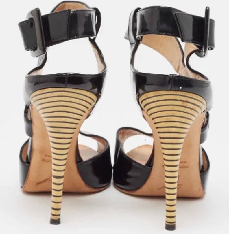 Giuseppe Zanotti Pre-owned Leather sandals Black Dames