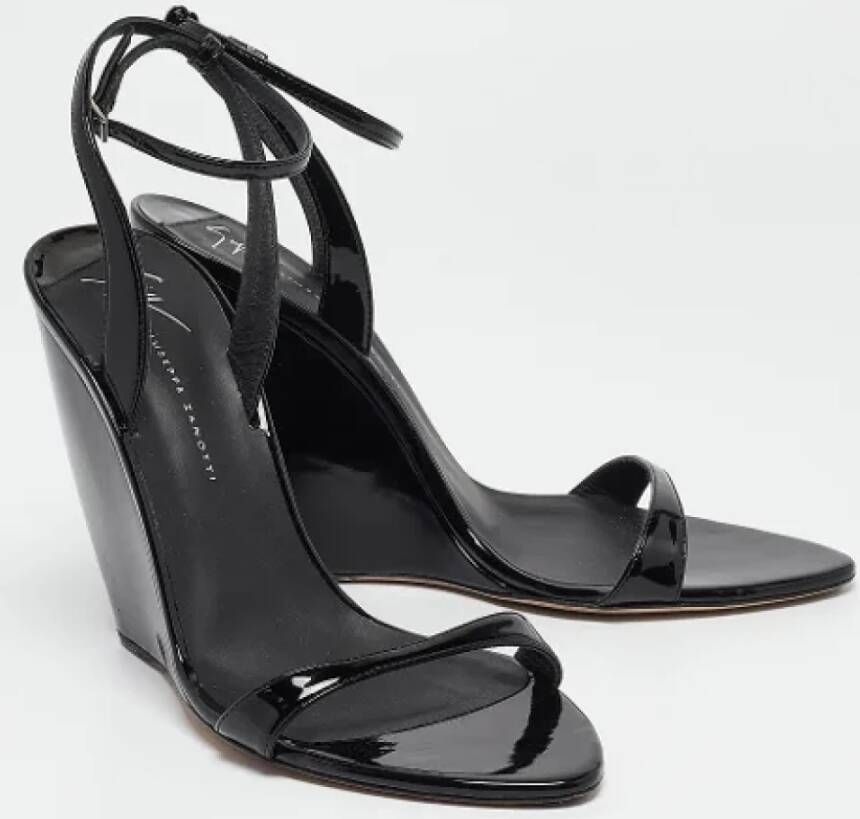 Giuseppe Zanotti Pre-owned Leather sandals Black Dames