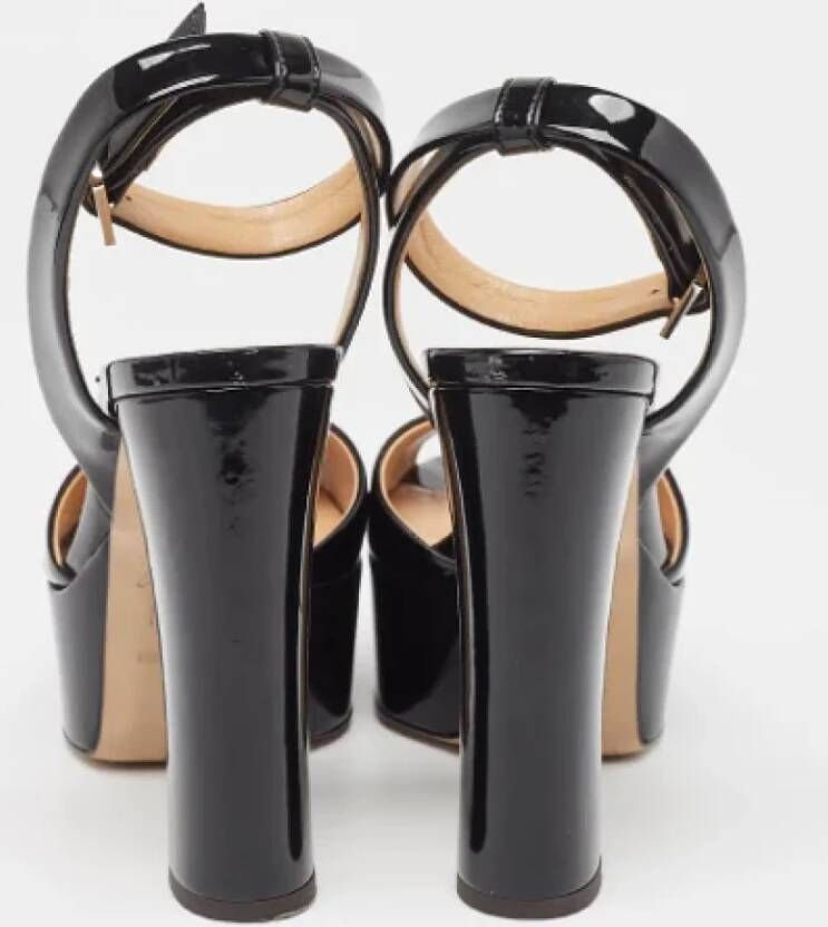 Giuseppe Zanotti Pre-owned Leather sandals Black Dames