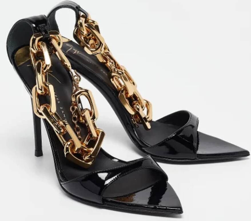 Giuseppe Zanotti Pre-owned Leather sandals Black Dames