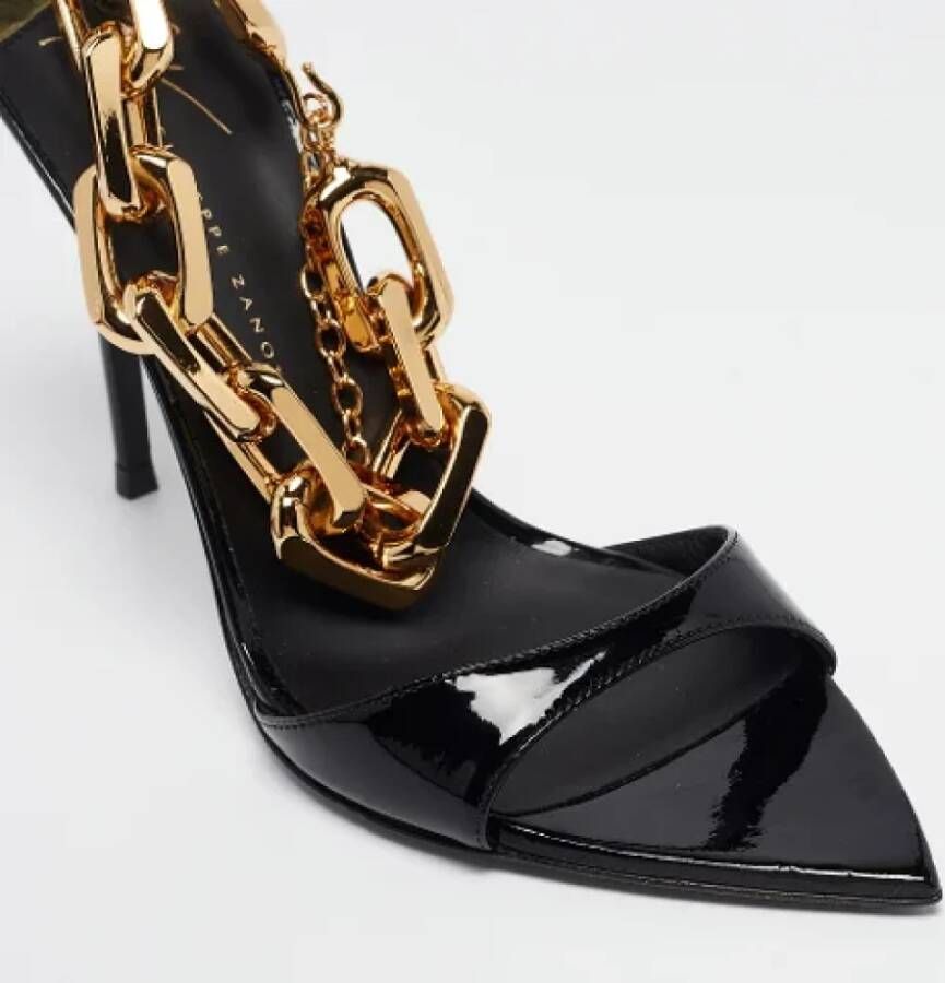 Giuseppe Zanotti Pre-owned Leather sandals Black Dames