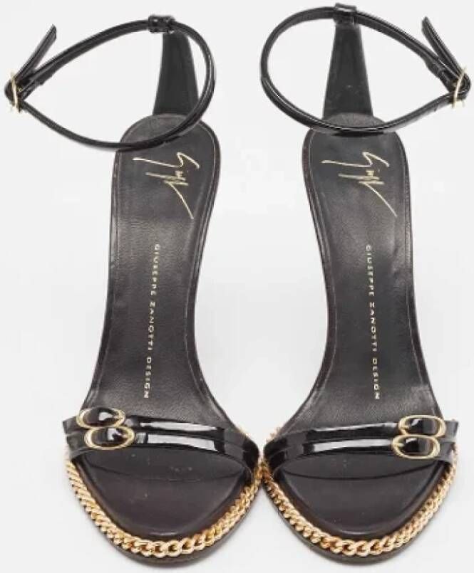 Giuseppe Zanotti Pre-owned Leather sandals Black Dames